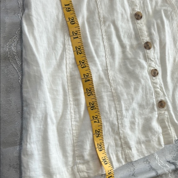 Kimchi Blue Cream Button-Front Mini Dress - Picture 8 of 14